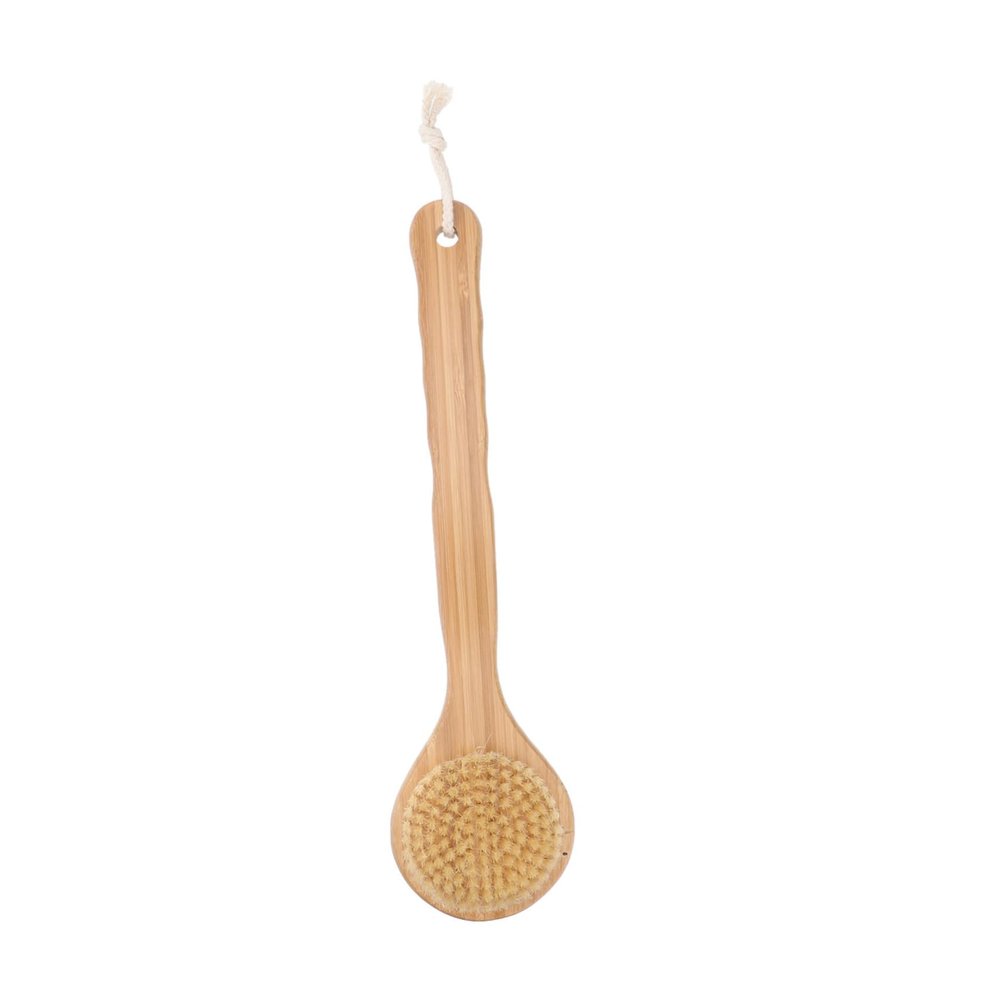 Gatuida Shower Loofah Long Handle Bath Brush for Exfoliating Spa Back Brush Bristle Body Care Tool