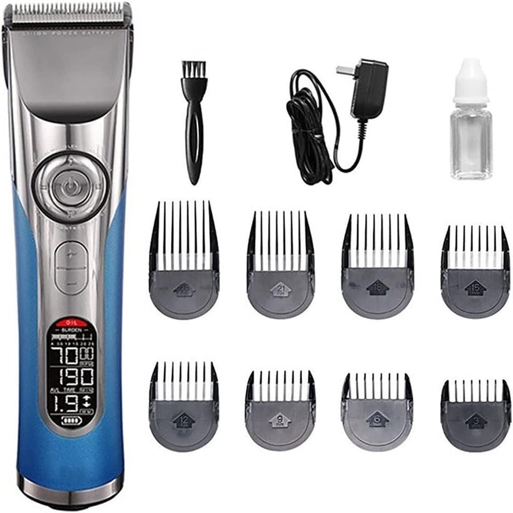 Datianu Barber Scissors Hair Clippers for Men, Hair Clipper Cutting Haircut Professional Hair Trimmer Finishing Machine Barber Shop Ceramic Blade Hairdresser Cordless