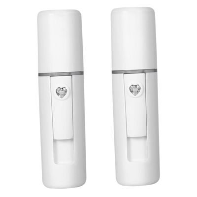 OFFIGAM 2pcs USB Nano Facial Humidifier Portable Hydrating Mister for Women Fine Mist Sprayer for Skin Care Makeup Moisturizing Face Mist for Home and Travel