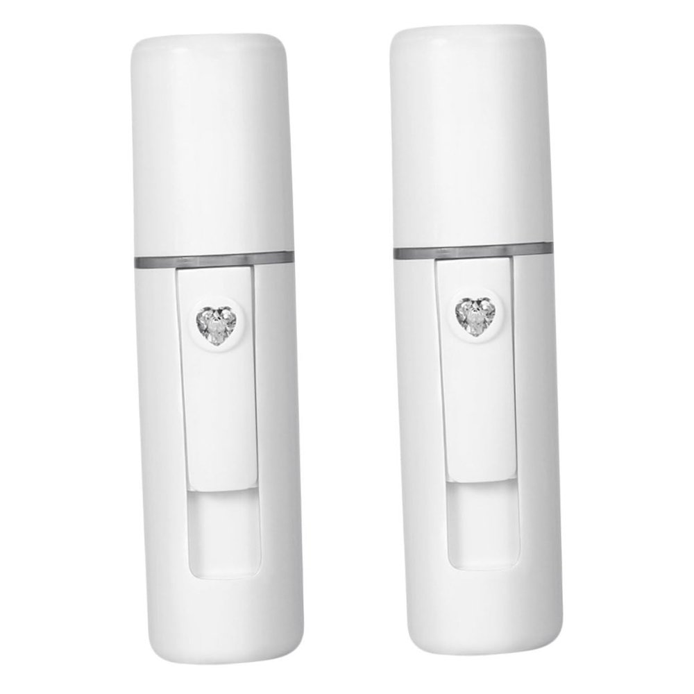 OFFIGAM 2pcs USB Nano Facial Humidifier Portable Hydrating Mister for Women Fine Mist Sprayer for Skin Care Makeup Moisturizing Face Mist for Home and Travel