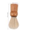 GOOHOCHY Beard Shaving Brush Kit Men Barber Brush Beard Grooming Tool Travel Friendly view 2