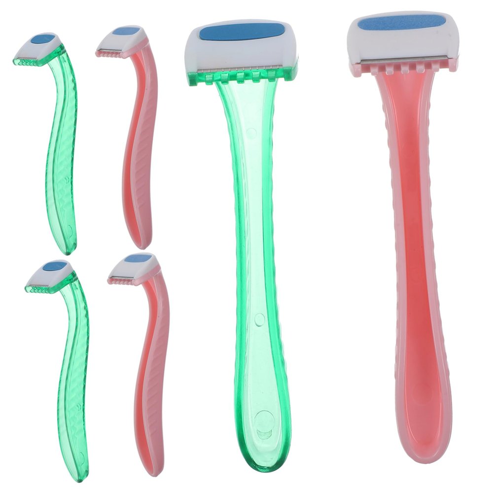 DEARMAMY 6pcs Women Body and Comfortable Shaver for Legs Arms and Areas for Personal Grooming and Sharing Friends