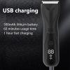 Datianu Hair Clipper, Body Hair Trimmer for Men Electric Balls Trimmer Body Groomer and Pubic Groin Hair Remover Waterproof LED Display Beard Shaver view 3