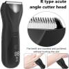 Datianu Hair Clipper, Body Hair Trimmer for Men Electric Balls Trimmer Body Groomer and Pubic Groin Hair Remover Waterproof LED Display Beard Shaver view 4