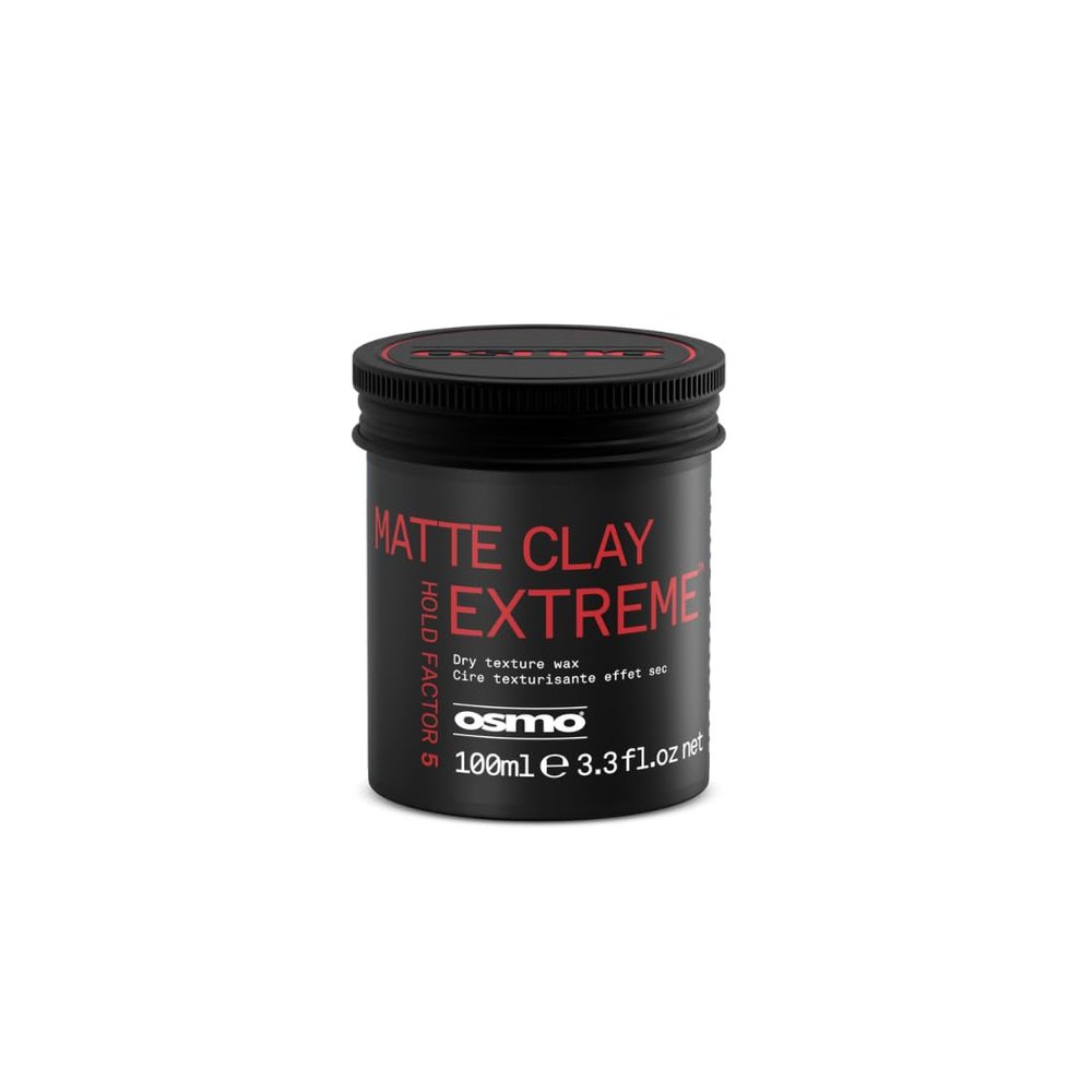 Osmo Matte Clay Extreme | Dry Textured Control | Matt finish for a Natural look. Vegan. 100ml.