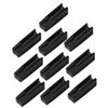 LIFKOME 10pcs Eyebrow Pencil Sharpener Aid Tool Precision Slot for Easy Sharpening for Eyeliner and Lip Liner Pencils Essential Makeup Accessory view 1