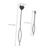 Ipetboom 40Pcs Heart Shaped Hair Bead Tool Braid Tool for Quick Hair Braiding Automatic Styling Accessory for Unique Ponytail Designs Includes Long Tools view 4