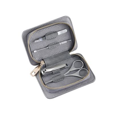 9 in 1 Portable Manicure Kit Stainless Steel Fingernail Clipper Personal Care Tools Set with PU Case (Model 2)