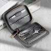 9 in 1 Portable Manicure Kit Stainless Steel Fingernail Clipper Personal Care Tools Set with PU Case (Model 2) view 2