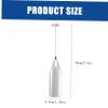 BESTOYARD 1pc Stainless Steel Stirrer for Hair Paste Electric Hair Bleach Mixer Mixing Tool view 2
