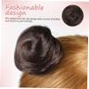 VICASKY 2pcs Bun Hair Clips for Women Stylish Clip Extensions for Space Buns Firm Grip Lightweight Design for Casual Formal Occasions view 3