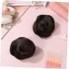 VICASKY 2pcs Bun Hair Clips for Women Stylish Clip Extensions for Space Buns Firm Grip Lightweight Design for Casual Formal Occasions view 4