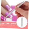 VALICLUD 2pcs Stainless Steel Nail Cuticle Pusher and Remover Tool Ergonomic Dual-ended Design for Easy Cuticle Care for Manicure and Pedicure for Natural and Artificial Nails view 2
