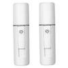 ELAYARD 2pcs Nano Facial Mister for Hydrating Skin Care Multifunction Face Steamer Mist Sprayer White Portable Design for Home Travel Use Moisturizing Tool for Makeup Skin Refreshing view 1