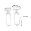 Ipetboom Facial Razors for Women 2pcs Eyebrow Shaver Hair Remover for Armpit Hair Trimmer Wet Shaving Razor Compact and view 2