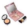 LAURA GELLER NEW YORK Baked Starter Kit - Full Coverage: Double Take Powder Foundation + Best of the Best Face Palette + Retractable Angled Kabuki Brush (03 Light) view 1