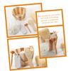 LALADEFIEE Body Scrubber Set for Exfoliating and Cleaning Includes Bath Ball Tool Foot Stone and Face Massager for Home and Hotel Use view 2
