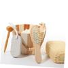 LALADEFIEE Body Scrubber Set for Exfoliating and Cleaning Includes Bath Ball Tool Foot Stone and Face Massager for Home and Hotel Use view 3