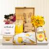 New Mom Gifts,New Mummy Care Package After Baby,Pregnancy Gifts Basket for Expecting Mom,First Time Mothers Day Gift for New Mom Birthday Spa Gifts for Women view 3