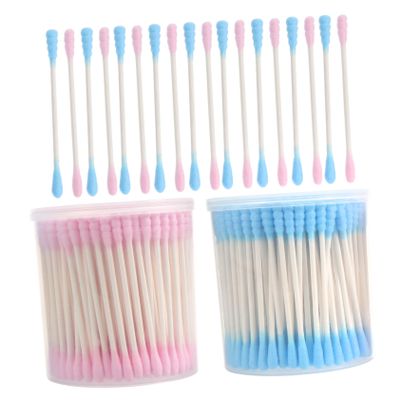 SHERCHPRY 400pcs Double Tipped Cotton Swabs for Makeup and Ear Cleaning Versatile Applicators for Home and Salon Use for Adults