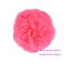 Hair Bun Messy Curly Clip-in Hair Bun - Fake Chignon Scrunchie Tails Curly Hair Ponytail Clip In(Dark pink) view 2