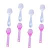 DEARMAMY 8-Piece Round Head Nail Cleaning Brush Set Soft Bristle Handle Brushes for Home Manicure Gentle Fingernail Scrub for Personal Care and Grooming view 1