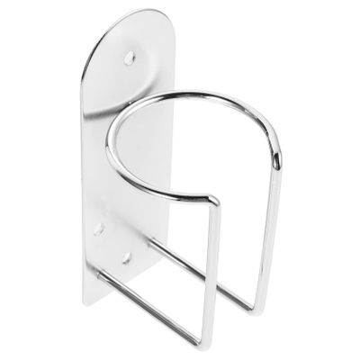 Ipetboom Wall Mounted Hair Tool Organizer Hair Dryer Holder for Bathroom Space-saving Design for Styling Tools and Accessories Storage Silver Finish