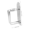 Ipetboom Wall Mounted Hair Tool Organizer Hair Dryer Holder for Bathroom Space-saving Design for Styling Tools and Accessories Storage Silver Finish view 2