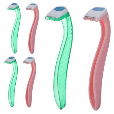 BAZEITFLOW 6pcs Women Hair for Body Underarm and Privates Intimate Grooming Tools Easy to Use Portable and Lightweight for Sharing