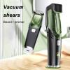 Vikye Cordless Rechargeable Hair Clipper & Trimmer, Easy Guide Combs, Self - Absorbing Water Proof Hair Clippers for Barbers Haircut Kit (Blue) view 4