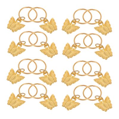 HAKIDZEL 20pcs Butterfly Hair for Braids Elegant Braid Accessories Fit Hair Charms for Women Effortless Styling Wear