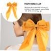 BAZEITFLOW Bow Hair Clip Barrette for Girls Ribbon Bowknot Hair Accessory for Weddings Parties and Daily Wear view 3