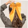 BAZEITFLOW Bow Hair Clip Barrette for Girls Ribbon Bowknot Hair Accessory for Weddings Parties and Daily Wear view 4