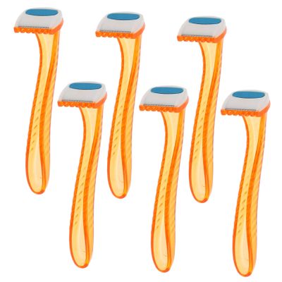 Ipetboom 6pcs Women Hair for Underarm Bikini and Legs Safe Trimmer for Intimate Areas Portable and Lightweight Design for Smooth Hair Removal