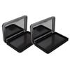 AUTSUPPL 2pcs Portable Eye Shadow Powder Box Matte Makeup Palette Holder for Vanity Make up Organizers for Travel Storage view 1
