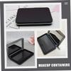 AUTSUPPL 2pcs Portable Eye Shadow Powder Box Matte Makeup Palette Holder for Vanity Make up Organizers for Travel Storage view 4