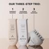 ACTIIV Ultimate Scalp Trio | Soothes Dry, Itchy Scalp, Reduces Flakes, Strengthens And Hydrates Hair, Includes Dandruff Shampoo, Conditioner & Scalp Massager, Vegan, For All Hair Types view 4