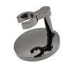 Kokiya Men Shaving Stand Shaving Holder Portable Wide Opening Modern Stainless Steel Shaving Base for Shower Room Travel Countertop, Black view 1
