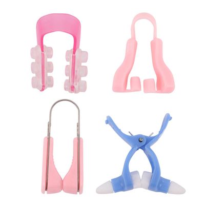 VINTORKY 4pcs Nose Uplifting Shaping Straightening Clip for Women Nose Corrector Tool Random Color
