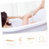 ibasenice Removable Soft Bristle Long Handle Bath Brush for Shower Back Scrubber for Men and Women Exfoliating Body Cleaner for Thorough Back Cleaning and Bathing Accessories view 3