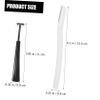 PLAFOPE Eyebrow Razor Set 4pcs Makeup Tool Precision Brow Trimmer Electric Shaver Nonslip Grip Portable Design view 3