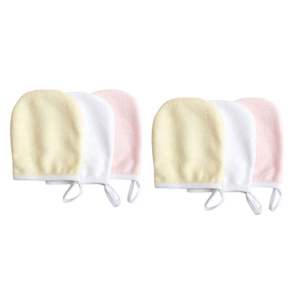 AUTSUPPL Makeup Removal Pads Reusable 6pcs Microfiber Face Towels Gentle Makeup Remover Wipes Random Color
