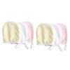 AUTSUPPL Makeup Removal Pads Reusable 6pcs Microfiber Face Towels Gentle Makeup Remover Wipes Random Color view 1