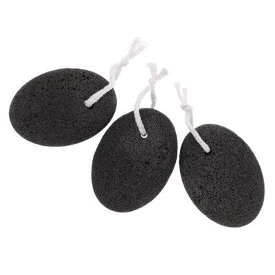 VICASKY 3pcs Natural Pumice Stone for Foot Care Exfoliating Hard Skin Remover for Pedicure and Elbow Treatments Stone Foot File for Healthier and Hands