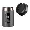 FashionCha Men Electric Shaver Portable Removable Dry and Wet Double Use Pocket Size Face Hair Shaver Facial Beard Trimmer for Travel, Grey view 1