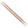 CALLARON Gold Cutile Pusher Nail Art Tool Steel Push for Easy Cuticle Removal Manicure view 1