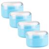 AUTSUPPL 4pcs Powder Puff and Container Kit Body Powder Dispenser Bottle Makeup for Gentle and Easy to Use view 1