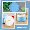 AUTSUPPL 4pcs Powder Puff and Container Kit Body Powder Dispenser Bottle Makeup for Gentle and Easy to Use view 4