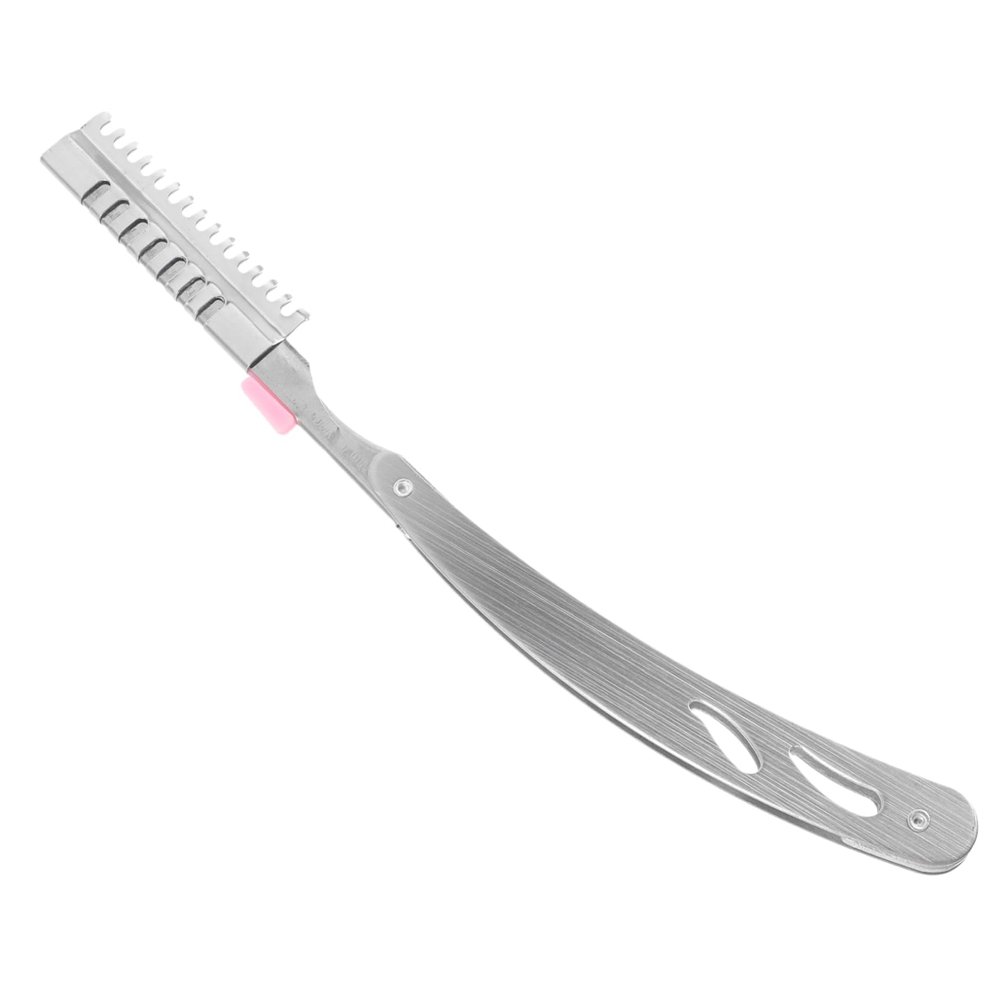 NIYANGLE Razor Scraper Manual Barber Accessory for Men Beard Trimmer Face Razor Eyebrow Shaper