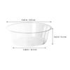 Ciieeo 3pcs Kids Foot Wash Basin Set Multifunctional Plastic Tub for Face Washing Bathing and Foot Soaking Lightweight and Portable Water Basin for Home and Outdoor Use view 2